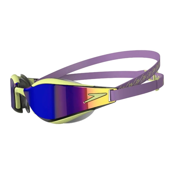 Speedo Fastskin Hyper Elite Aynalı Yarış Gözlüğü (Mor/Yeşil)