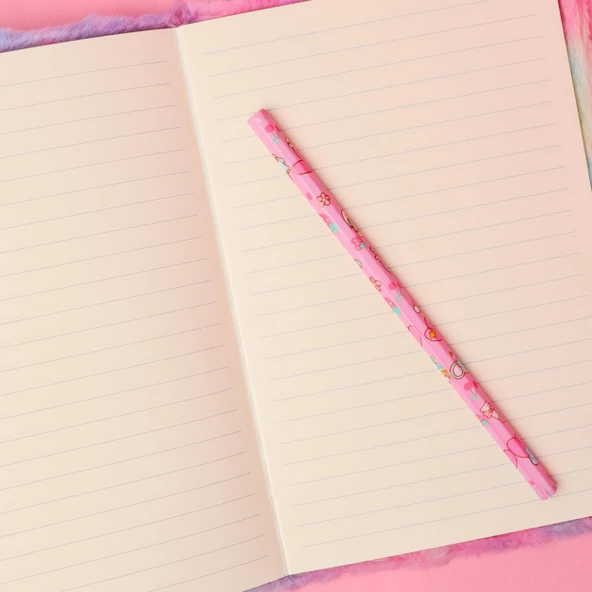 Hello lKitty Peluş  Squishy Defter Çizgili  Kalem Hediyeli - 2