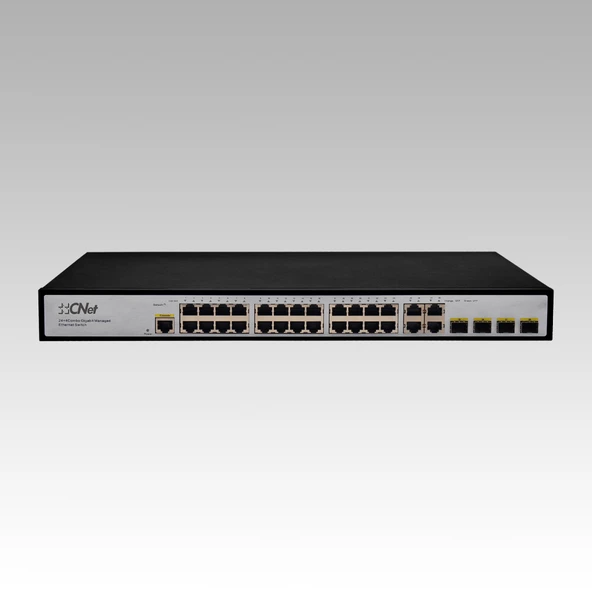 CNet CGS-24X4MSFP 4xGigabit Combo L2 Yönetilebilir Switch ürün görseli 1