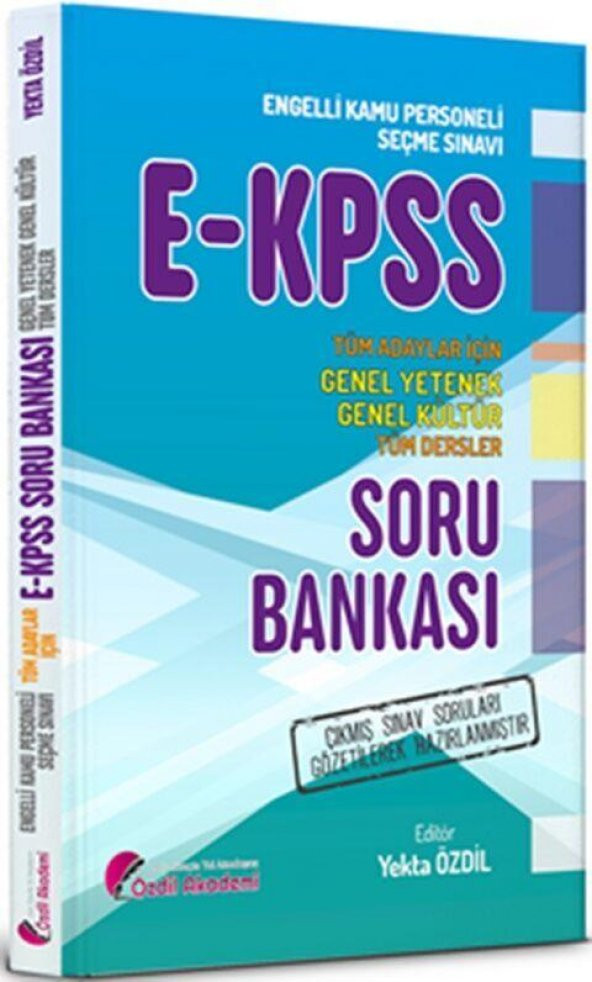 EKPSS Soru Bankası Özdil Akademi
