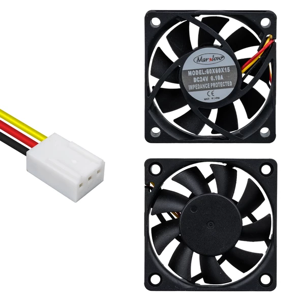 POWERMASTER IC-216A FIRÇASIZ DC FAN 60X60X15MM 24 VOLT 3 PİN (MARXLOW)