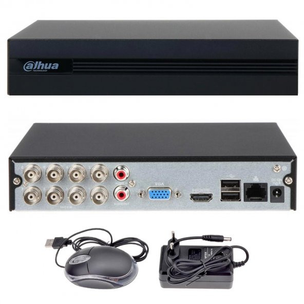 DAHUA DH-XVR1B08-I Ahd Dvr Kayıt Cihazı 8 Kanal 2mp - 1