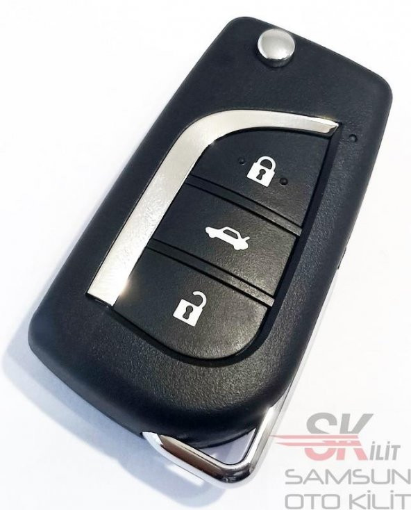 Toyota Tipli Sonradan Yapma Keydiy KD Anahtar Kabı Kumanda Kabı Oto Anahtarlık