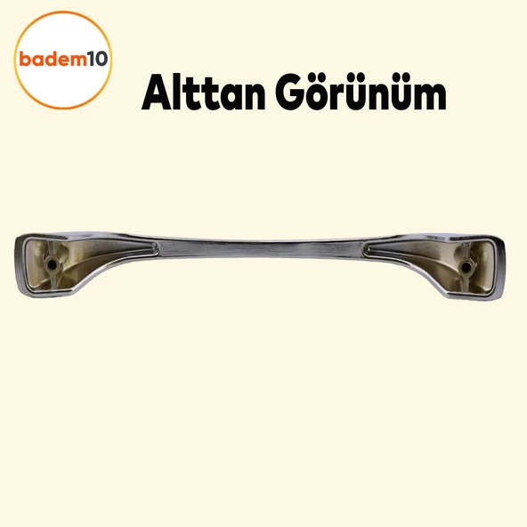 Ovit Mobilya Mutfak Dolabı Çekmece Dolap Kapak Kulpu Düz Metal Kulp Kulbu Kulpu 160 Mm Krom - Resim 4