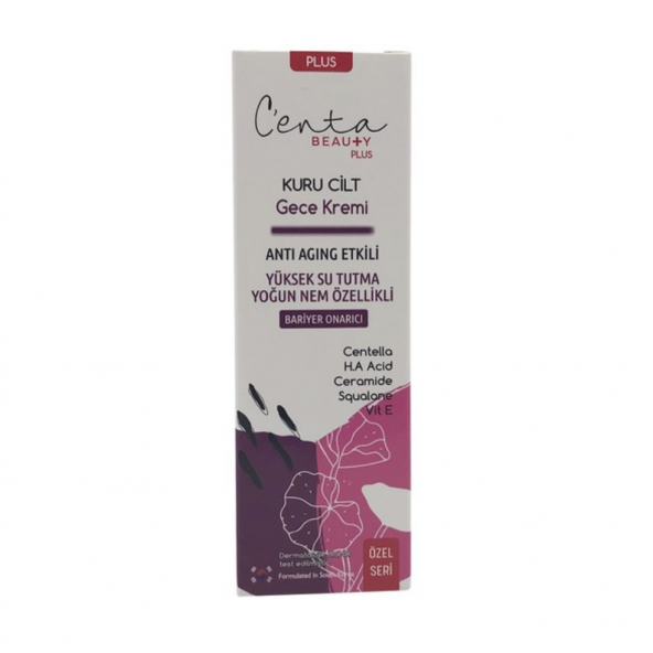 Centa Beauty Kuru Cilt Gece Kremi 50ml