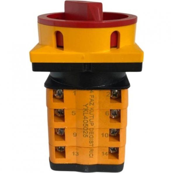 Opaş Çift Devirli Motor Şalteri Tek Yön 0-1-2 Kilitli