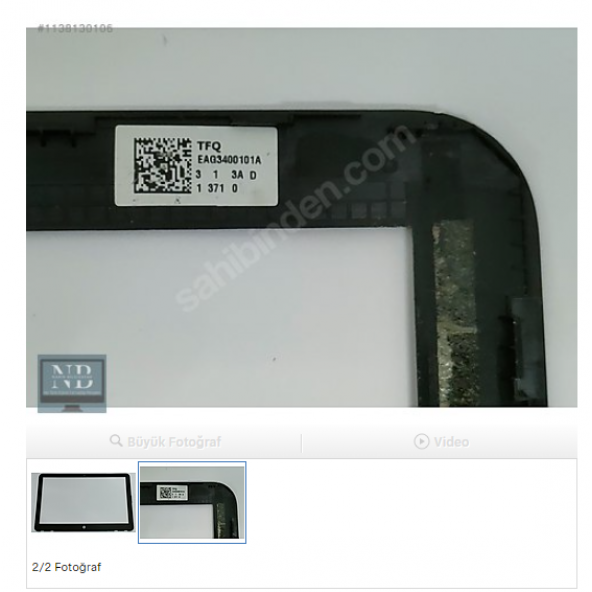 Hp Pavilion 15-AU 15-AW BEZEL EKRAN ÇERÇEVESİ SORUNSUZ - Resim 2