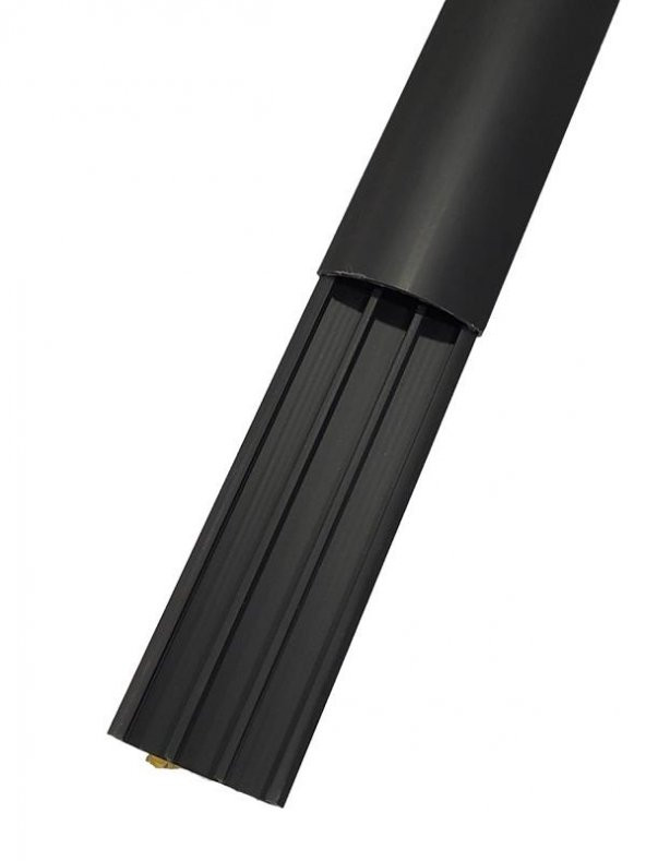 SP 50x12 Balık Sırtı Yapışkanlı Kablo Kanalı Siyah 2mt