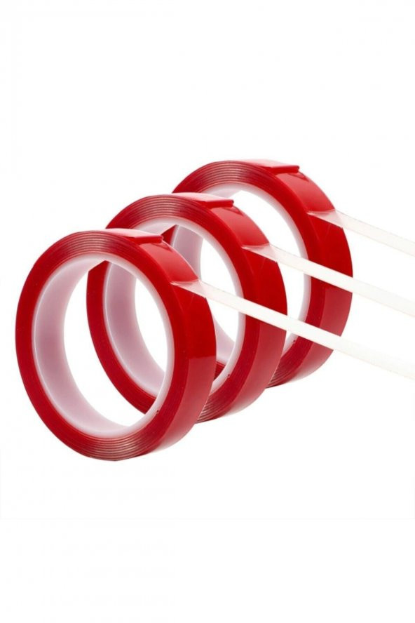 Silikonlu Çift Taraflı Montaj Bandı 10mm X 5mt - 2