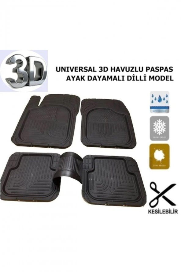 Xuyumlu 3d Havuzlu Paspas Takımı 5 Parça - 3