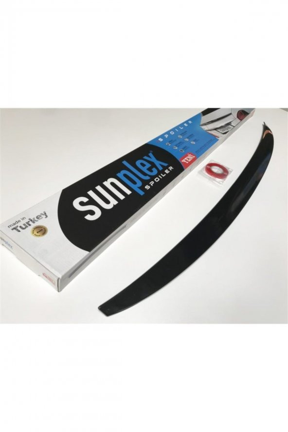 Black Parlak Siyah Hyundai Accent Era 2006-2013 Bagaj Üstü Spoiler Piano - 2