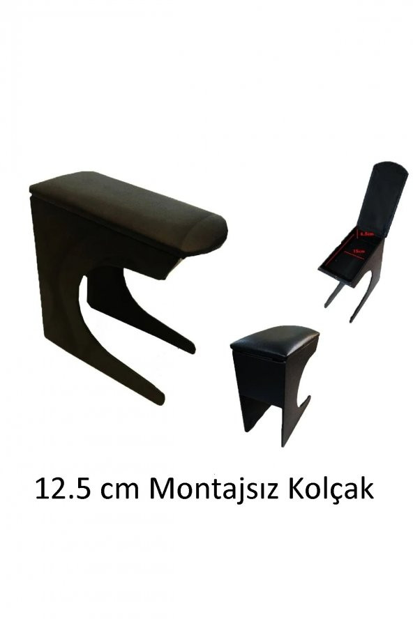 Renault 19 Kol Dayama Montajsız Araca Özel Kolçak 12.5cm Genişlik Birebir Uyumlu