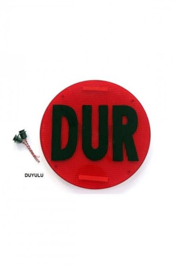 Dur Levhası Ledli - Dur Levhası Işıklı - Araba Dur Levhası Ledli - Servis Araçlarına Uygun Dur Levha