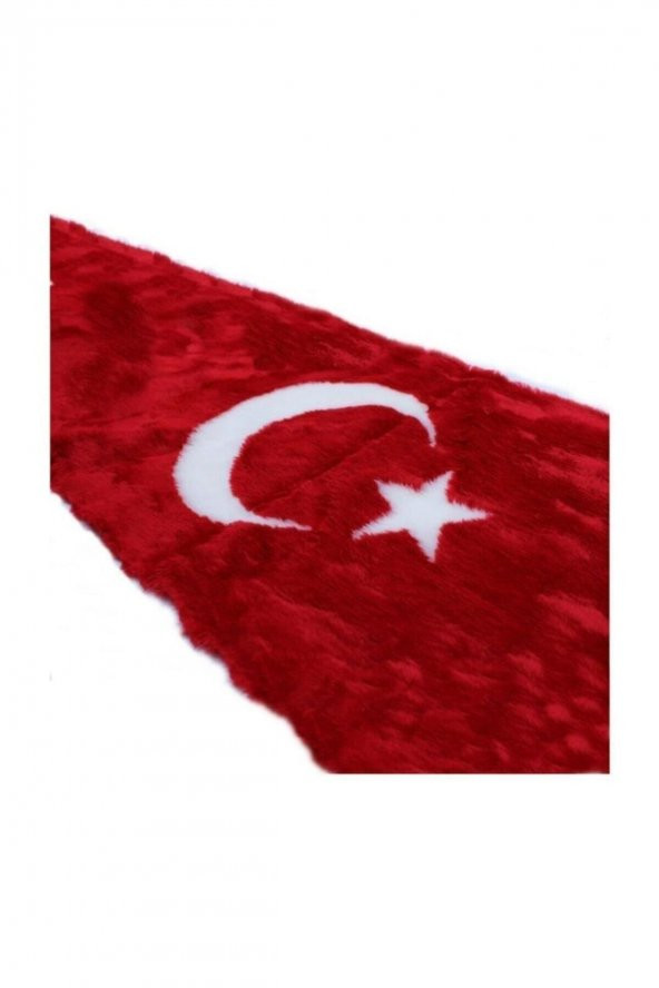 Peluş Türk Bayrağı Torpido Halısı - 2