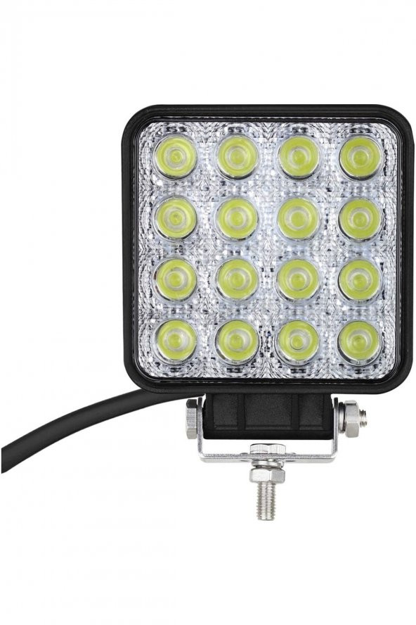 Lwl-s16 Çalışma Lambası 12-24 Volt Kare 16 Ledli 48w Adet - 4