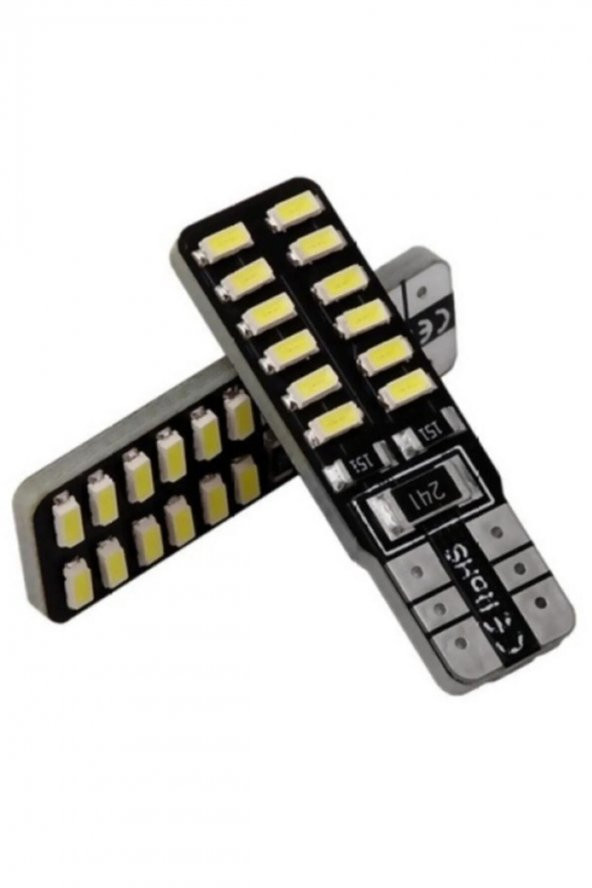 T10 Dipsiz W5w Canbus 3030 6 Ledli Beyaz Park Plaka Ampülü (2 ADET) T10 Canbus Kargolu - 3