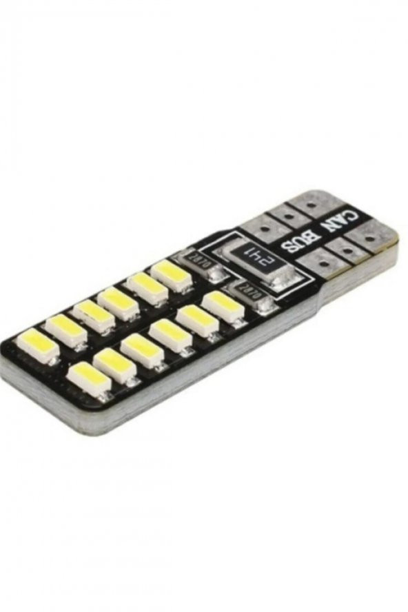 T10 Dipsiz W5w Canbus 3030 6 Ledli Beyaz Park Plaka Ampülü (2 ADET) T10 Canbus Kargolu - 4