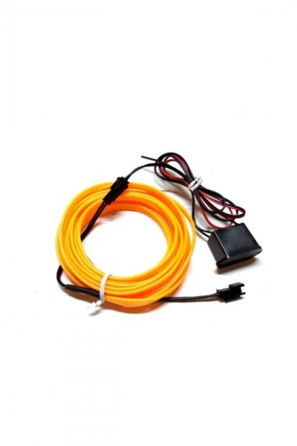 Araç Içi Aydınlatma Ip Neon Led Turuncu