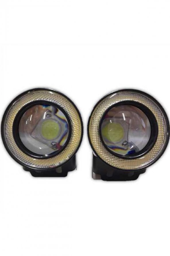 Beyaz Angel Ledli Mercekli Sis Farı 89mm - 3