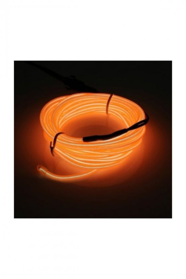 Araç Içi Aydınlatma Ip Neon Led Turuncu - 2