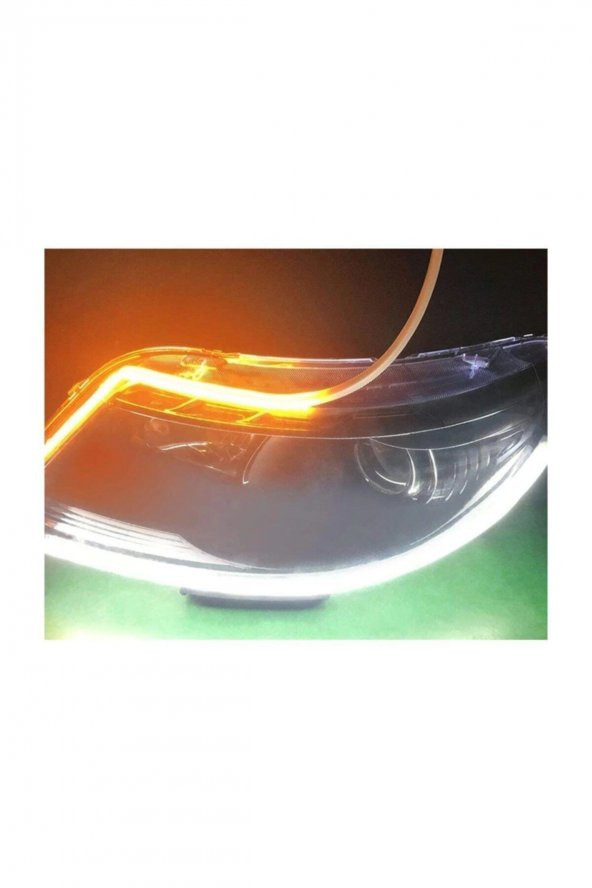 Kayar Sinyalli Led Gündüz Farı Şerit Lamba 60cm - 3