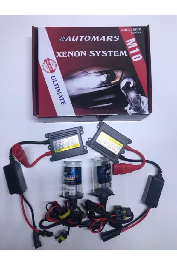 Kristal Beyaz H7 Xenon Set Balanslı 8000k