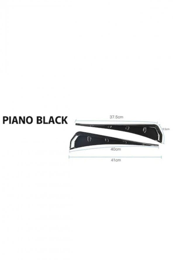 Honda Civic Fc5 Yan Çamurluk Venti Piano Black (2 Adet) - 3
