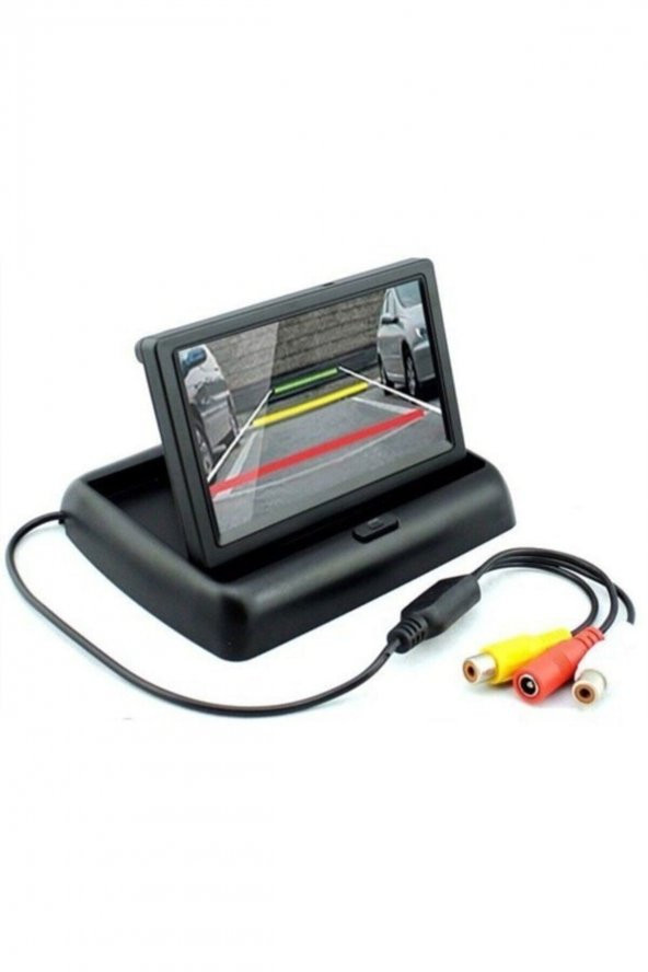 Oto Ekran Ve Kamera 4.3 Inç Ekran Gece Görüş Kamera Park Sensörü