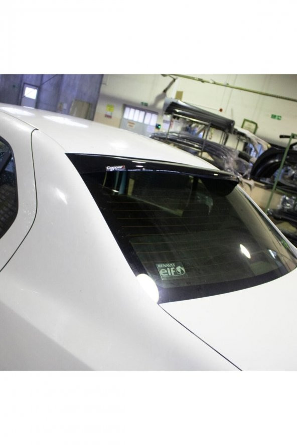 Renault Symbol Arka Cam Üstü Spoyler Rüzgarlık Kanat (abs) Parlak Siyah 2013 - 2