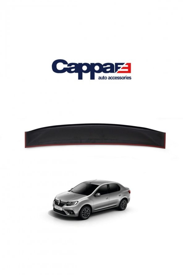 Renault Symbol Arka Cam Üstü Spoyler Rüzgarlık Kanat (abs) Parlak Siyah 2013 - 3