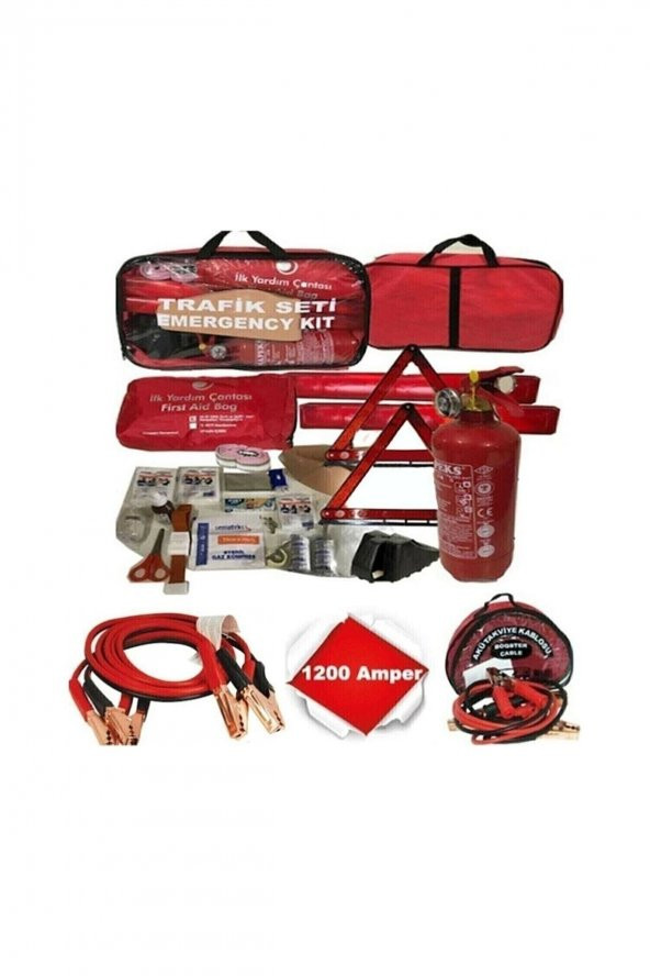 Pejo Trafik Seti kriko bijon Anahtarı akü Takviye Kablosu Dörtlü Set - Resim 2