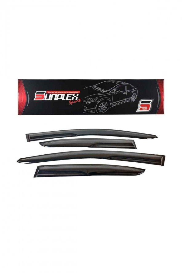 Sp-s-14 Fiat Linea 2006-2015 Sport Style Cam Rüzgarlığı 4 Lü - 1
