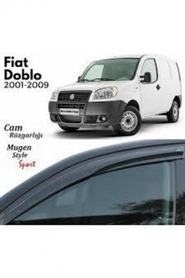 Doblo 1 Cam Rüzgarlığı Piano Black