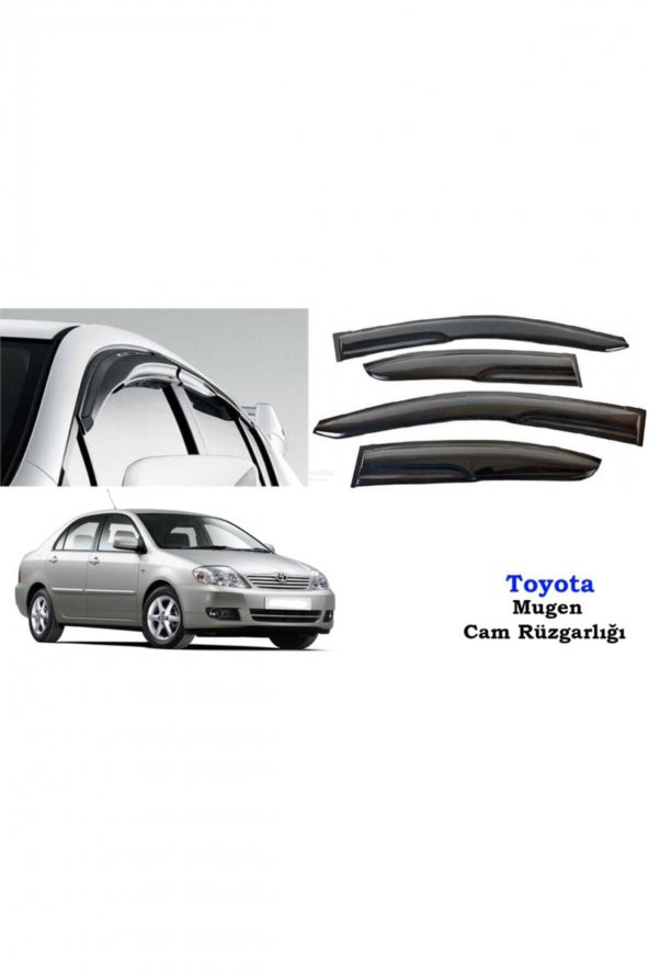 Corolla Cam Rüzgarlığı 2001-2006 Arası Piano Black