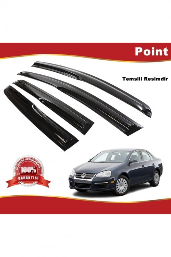 Jetta Cam Rüzgarlığı 2066-2010 Arası Piano Black