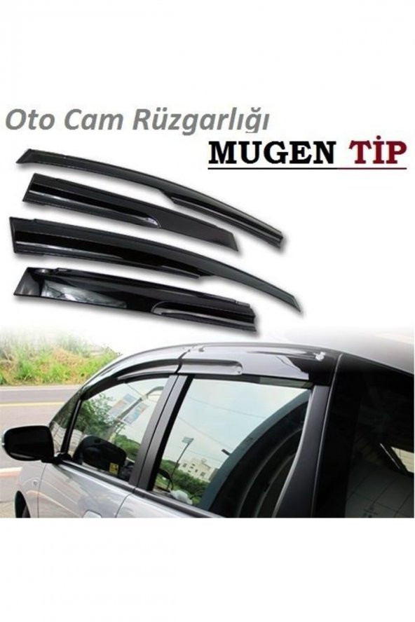 Renault Megane 2 Cam Rüzgarlığı 4.lü. - 4