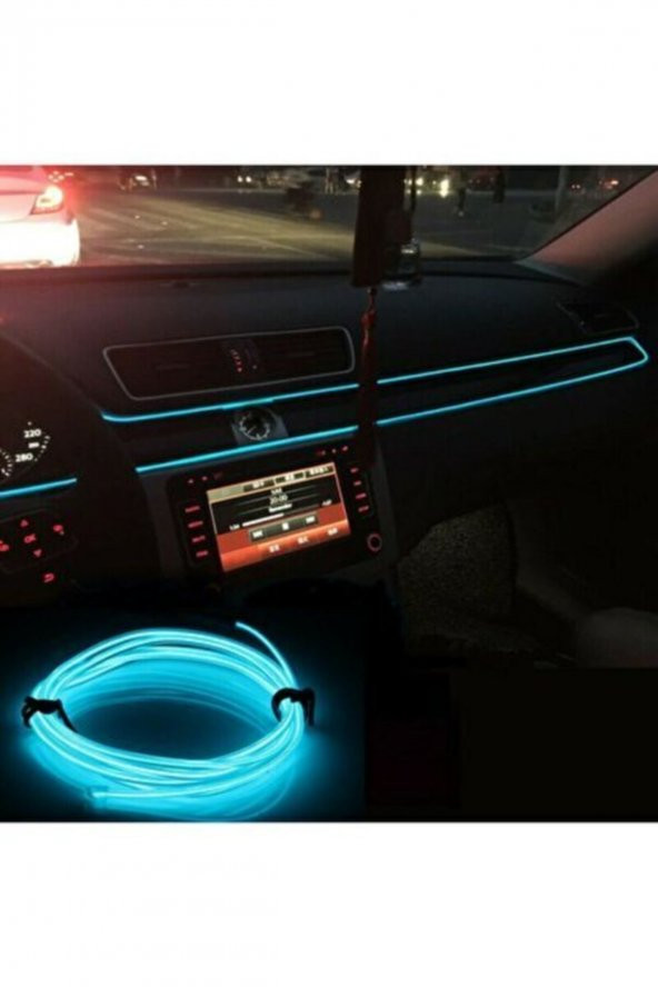 Fiat Tempra Araç Içi Buz Mavisi Torpido Ledi - Ip Neon - 3