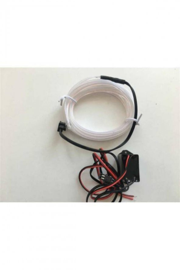 2 Metre Kristal Mavi Renk Ip Led Araç Içi Ip Torpido Şerit 12v Adaptörlü - 3