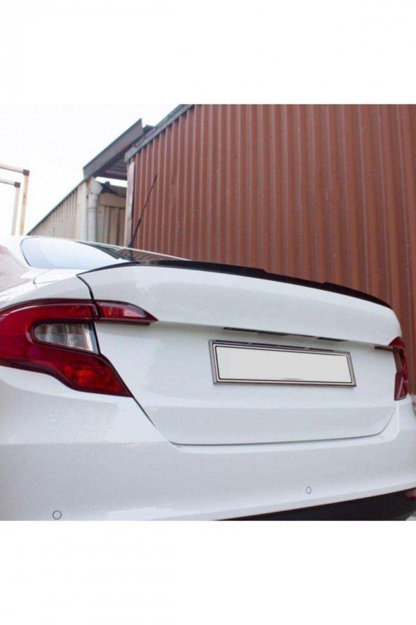 Fiat Egea Sedan Bagaj Üstü Piano Black Spoiler - 5