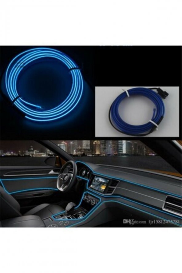 Renault Kango 2 4 Kapı Araç Içi Buz Mavisi Torpido Ledi - Ip Neon - 4