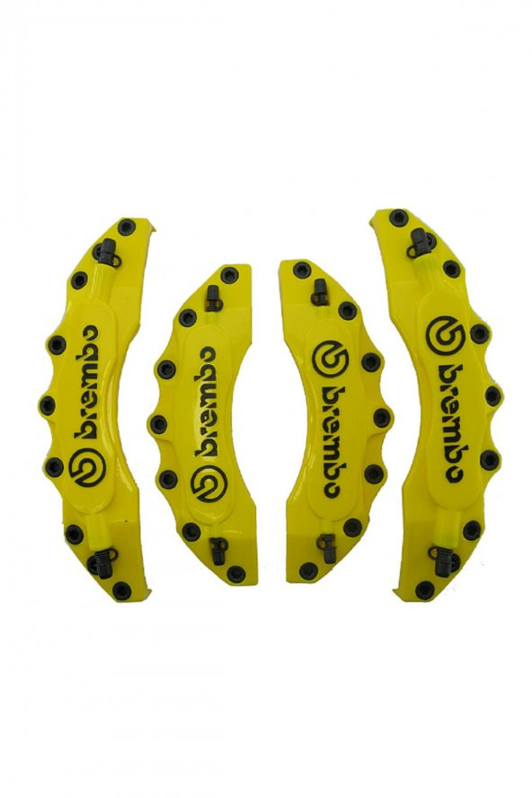 Brembo Kaliper Kapağı Kabartma Yazılı 4lü Set Sarı Renk ürün görseli