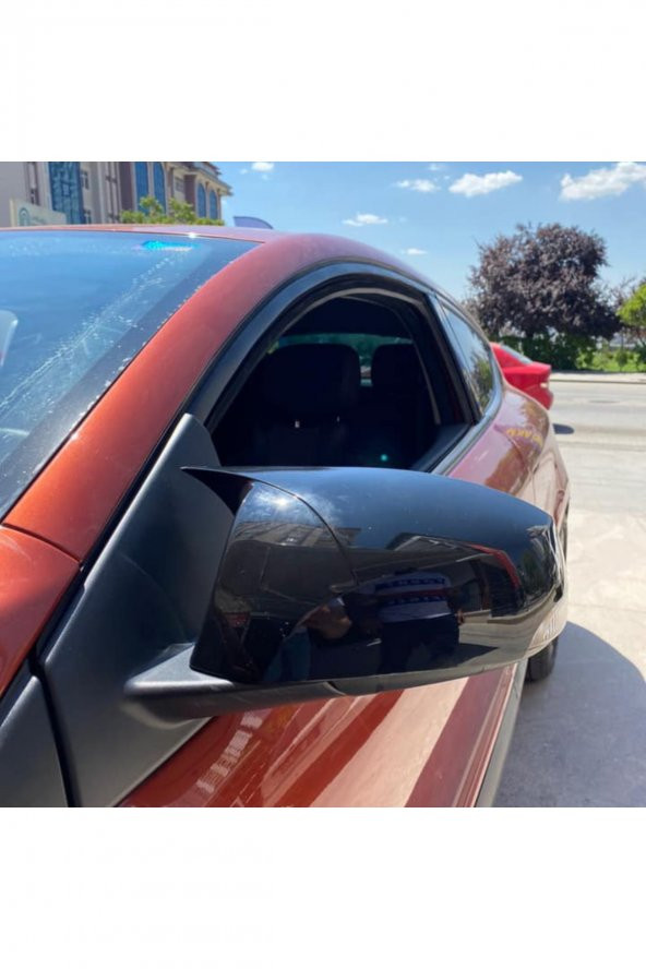 Renault Megane 3 Uyumlu Batman Yarasa Ayna Kapağı Piano Black Abs Plastik - 4