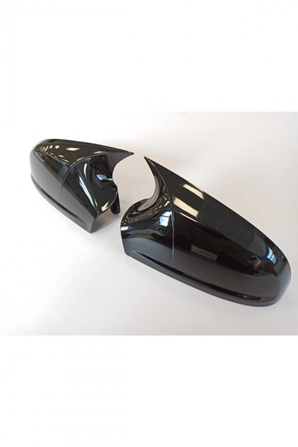 Volkswagen Passat B8 2015-2019 Yarasa Ayna Kapağı Parlak Siyah Batman Piano Black - 2