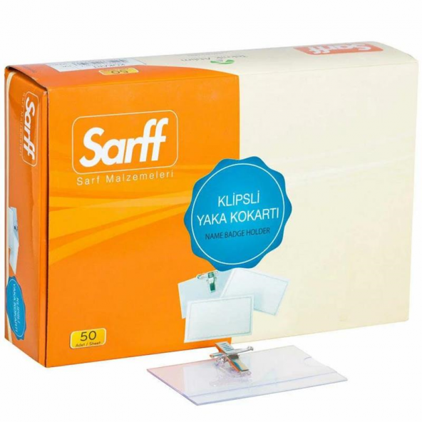 SARFF PVC KOKART İĞNELİ - 50ADET - 2