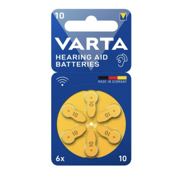 Varta Kulak Pili No: 10 6lı