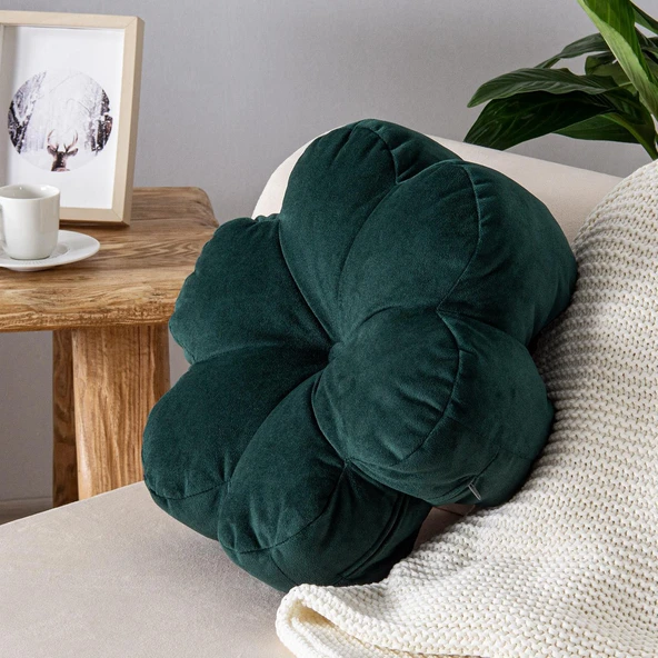 Kırlent Papatya  40x40 Kiremit - 11