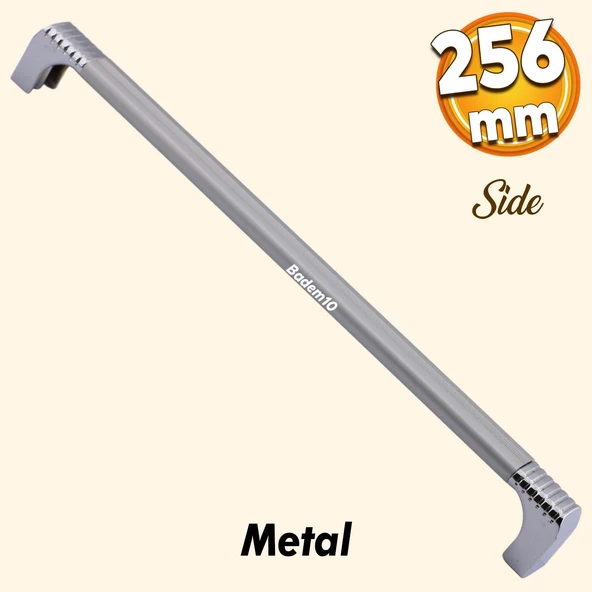 Side 256 mm Mobilya Dolabı Kulpları Çekmece Dolap Kulpu Mutfak Kulbu Metal Kulp Krom Renk 256 mm