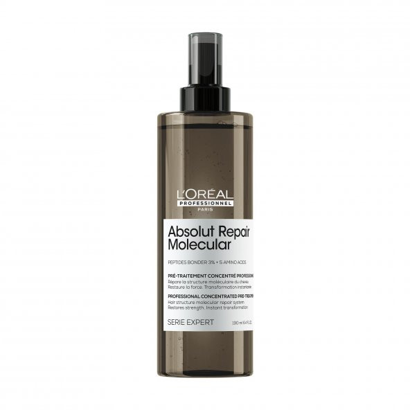 Loreal Professionnel Serie Expert Absolut Repair Molecular Tüm Yıpranmış Saçlar İçin Konsantre Ön Bakım 190 ml