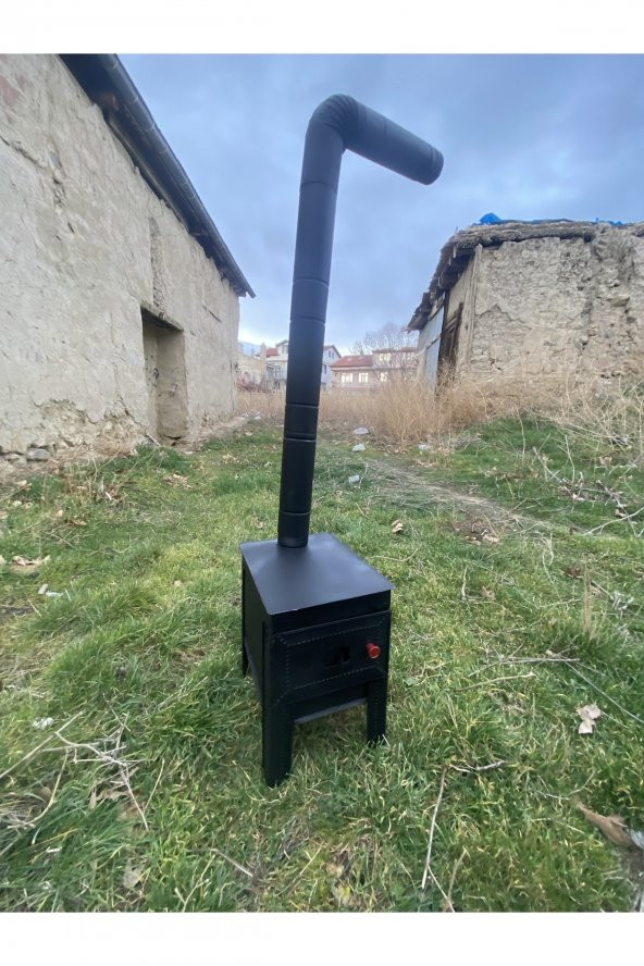 Soba Kamp Çadır Karavan Sobası Seti Sac Soba - 2