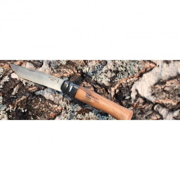 Opinel OP-000693 Inox 7 No Kayın Saplı Paslanmaz Çelik Çakı - 4